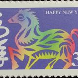 United States Postal Service At Yılı: Ay Yeni Yılı, 20 x 34 Cent Pulları, ABD 2002, Scott 3559