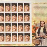 United States Postal Service Judy Garland, Legends of Hollywood 20 x 39 Cent Pullar, ABD 2006, Scott 4077
