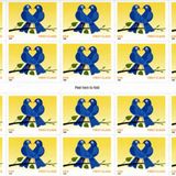 United States Postal Service LOVE TRUE BLUE hayvan kuş 20 x 39 cent ABD pulları YENİ