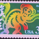 United States Postal Service Maymun Yılı: Ay Yeni Yılı, 20 x 37 Cent Pulları, ABD 2004, Scott 3832