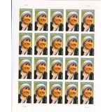 United States Postal Service Mother Teresa, Tam Çarşaf 20 x 44 Cent Pulları, ABD 2010, Scott 4475