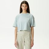 Unıted4 Classic Kadın Pembe Crop T-Shirt - MNT-Mavi