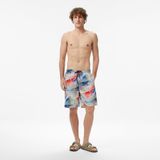 UNITED4 Regular Fit Erkek Krem Deniz Şortu
