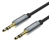 Unitek 3.5mm AUX Ses Kablosu Erkek Erkek 1 Metre Siyah Y-C926ABK