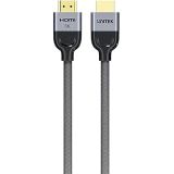 UNITEK 8K Örgülü Naylon HDMI Kablosu, 1M, Yüksek Hızlı, 8K@60Hz Çözünürlük Desteği, ARC Uyumlu, Evrensel Cihaz Desteği