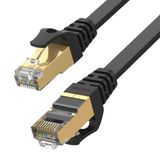Unitek C1897BK Ethernet yassı kablo Cat.7 3 M | RJ45 altın kaplama fiş |%100 bakır tel | SSTP - çift korumalı bükümlü çift yapı | 10GBaseT ile uyumlu