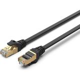 Unıtek Cat7 Patch Kablo 2Mt Flat 10Gbps C1897bk-2M
