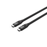 Unitek Type-C to Type-C USB4 Thunderbolt 0.8Mt (8K60Hz ve 40Gbps Görüntü Aktarımı) Hızlı Şarj Kablosu (C14100BK-0.8M)