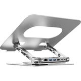 Unitek Unıtek 360D Metal 15.6” Notebook Stand 5in1 ve Dockıng Statıon (D1109B)