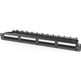 Unitek Unıtek Cat6 Utp 24 Port Rj45 Patch Panel (t003a)
