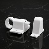 Universal 2 Adet Pimapen Pvc Pencere Kapı Sineklik Kapama Çarpma Kilit Plastik Pratik Tutucu Aparat - Çok Renkli