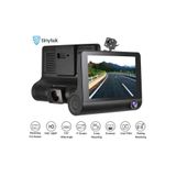 Universal 3 Kameralı Araç İçi Kamera, 4" Ekran, 1080P, Gece Görüş, G-Sensör, Geri Görüş DVR