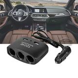 Üniversal 3 Lü Çakmak Soketi 120W Çakmaklık Çoğaltıcı 2 Usb Araç Şarj Cihazı Çakmaklık Şarj Çakmak Çoklayıcı 12V/24V