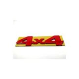 UNIVERSAL 4x4 Bagaj Yazısı Kırmızı (145mm-37mm)