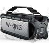 Universal 90W Max Bluetooth Hoparlör, Ipx6 Su Geçirmez Taşınabilir Kablosuz Bluetooth Hoparlör, 50W Derin Bas Yüksek Açık Hoparlör, 40H Çalma Süresi/stereo Eşleştirme/tf Kart/aux/nfc - 01-Siyah