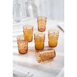 Universal Akrilik Bal 6'lı Kısa Bardak & Su Meşrubat Kahve Yanı Bardağı 400 ml ( Cam Değildir ) - Renkli