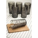 Universal Akrilik Füme 6'lı Uzun Bardak & Su Meşrubat Bardağı 750 ml ( Büyük Boy & Cam Değildir ) - Renkli