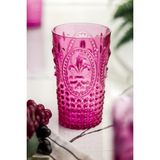 Universal Akrilik Pembe Tekli Uzun Bardak & Su Meşrubat Bardağı 750 ml ( Büyük Boy & Cam Değildir ) - Renkli