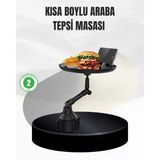 Universal Araç İçi Bardaklık Tepsisi 9 İnç Yemek Alanı Ve Telefon Standlı P99921s477