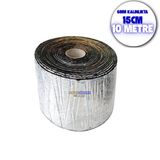 Universal Araç Oto Ses Isı Yalıtım Bandı Folyolu Kauçuk Sünger 15cmx10metre 6mm Yapışkanlı