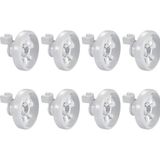 Universal Arçelik, Beko, Altus Bulaşık Makinesi Alt Sepet Tekerlek 8'li Paket (Komple Set)
