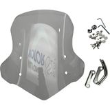 Üniversal Ayarlı Motosiklet Siperlik Camı Şeffaf 45 Cm. - Renkli