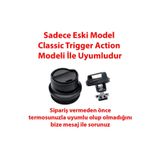 Universal Basmalı Sızdırmaz Sadece Eski model Classic Trigger Action Termoslar İle Uyumlu Yedek Kapak Siyah