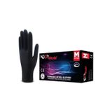 Universal Beybi Njoy Siyah Nitril Eldiven Tek Kullanımlık Medium (Paket 100 Lü)
