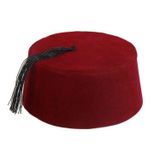 Universal Bordo Renk Osmanlı Fesi Garson Boy 8 No 12-13 Yaş