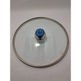 Unıversal Cam Kapak 32 cm ve Tutamağı - PARLIMENT MAVİ