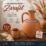 Universal Cappadocia Kids Doğal Toprak Avanos Su Testisi – Bardak Hediyeli (2,2 Litre) - Açık Kırmızı - 2,2 lt