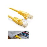 Universal Cat5 Kablo Internet Adsl Ethernet Kablosu Fabrikasyon 1 Metre Sarı