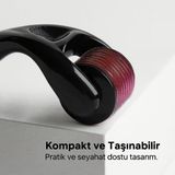 Universal Derma Roller – 0.5 mm Titanyum Iğneli Cilt Bakım Aleti, Gözenek Sıkılaştırıcı, Kırışıklık ve Leke Karşıtı, Kolay Temizlenebilir Mikro Iğne Masaj Aleti