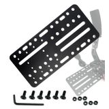 Universal Desk / Chair Mount Bracket Plate for USB Handbrake,Suitable For Racing Game G25/27/29 T500 Windows 14 Bit Pc Usb Game Handbrake Sim Card,Compatible with Logitech Driving Force Shifter, Thrustmaster TH8A Shifter & SIM Racing Games USB Handbrake