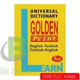 Universal Dictionary Golden Print English-Turkish Turkish-English Fast - Zeynep Doğruöz Gergin
