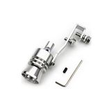 Üniversal Egzoz Islık Aparatı Egzoz Ucu Turbo Sesi Large 29 Mm Krom