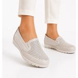 Universal Emil Shoes Içi Hakiki Deri Yazlık Taban Tam Ortopedik Topuk Jelli Siyah Anne Ayakkabısı - Bej