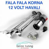 Universal Fala Fala Korna Havalı Metal Kromajlı 12 Volt