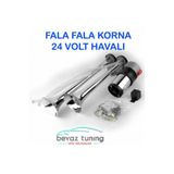 Universal Fala Fala Korna Havalı Metal Kromajlı 24 Volt