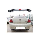 Universal Fiat Linea Difüzör Arka Tampon Eki 4 Egzoz Çıkışlı