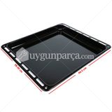 Universal Fırın Emaye Tepsi - 44.5x38 cm (4 cm Derinlik )