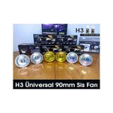 Universal H3 Sis Farı 90mm 2 Adet Sarı
