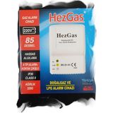 Universal Hezgaz Doğalgaz ve Lpg Alarm, Ce Belgeli ve Gazmer Onaylı, Selenoid Vana Uyumlu - Ahşap