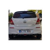 Universal Hyundai I20 09-14 Arası Arka Tampon Difüzör Çift Egzoz Çıkışlı