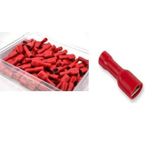 Universal İZOLELİ DİŞİ 6,3 MM KABLO TERMİNALİ KIRMIZI (0,50-1,50mm GFFD-1638) 200 ADET