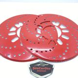 Üniversal Kampana Sacı Disk Sacı Disk Fırfırı 2'li Set 14'' Ve Üzeri Kırmızı
