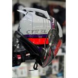 Üniversal Kask Spoileri Beyaz - Renkli