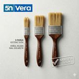 Universal Kestirme Fırça Seti 1-1,5-2 mm | Boya Rötuş, Dar Alan Temizleme ve Tamir Fırçası 3’lü Set