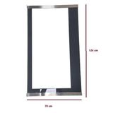 Universal Kkf/40 Kromlüks Fırın İç Camı 124*70Cm