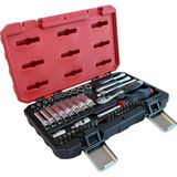 Universal KLAYTEK 1/4 Lokma Takımı ve Bits Uç Seti 45 Parça - Renkli - Standart